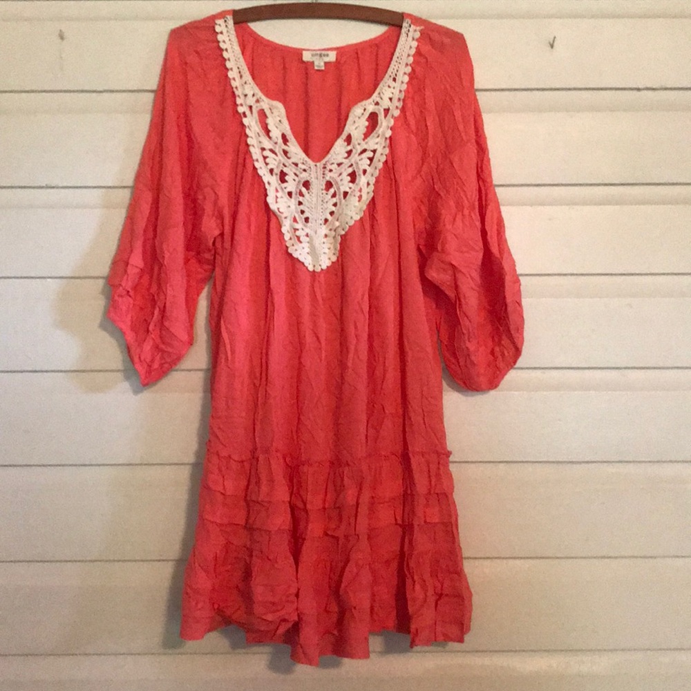Umgee boho ruffle dress